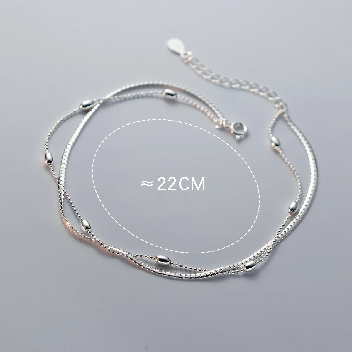 MIQIAO Anklets Bracelet On The Leg 925 Sterling Silver Ankle Chains For Woman Snake Chain Summer Jewelry Foot Chain 241226