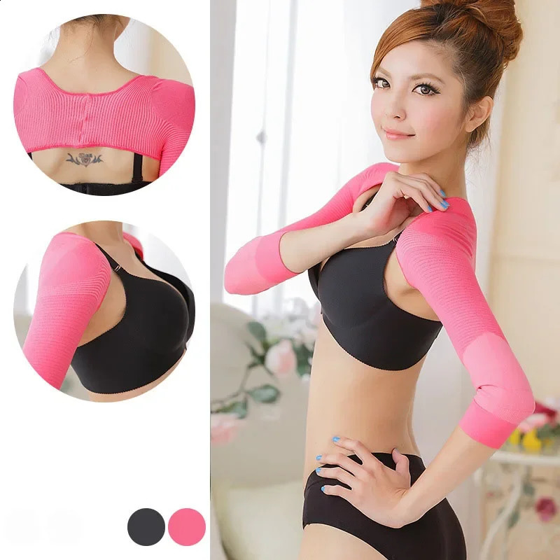 Arm Slimming Sleeve Shaper Posture Corrector Women Shaperwear Arm Slimming Compression Wrap 241231