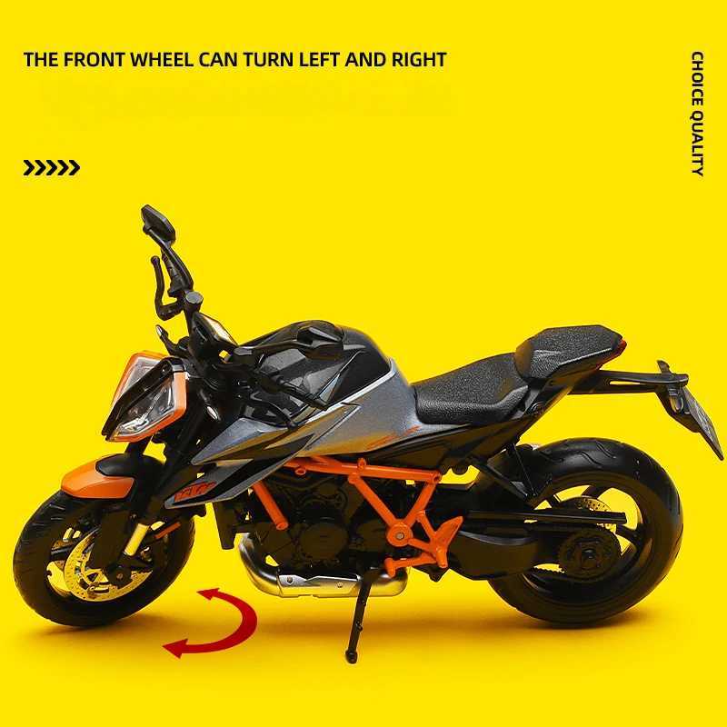 1/12 KTM 1290 Super R Die Cast Motorcycle Model Toy Vehicle Collection Auke Shock-Absorber Off Road Autocycle Toys Car Free shipping