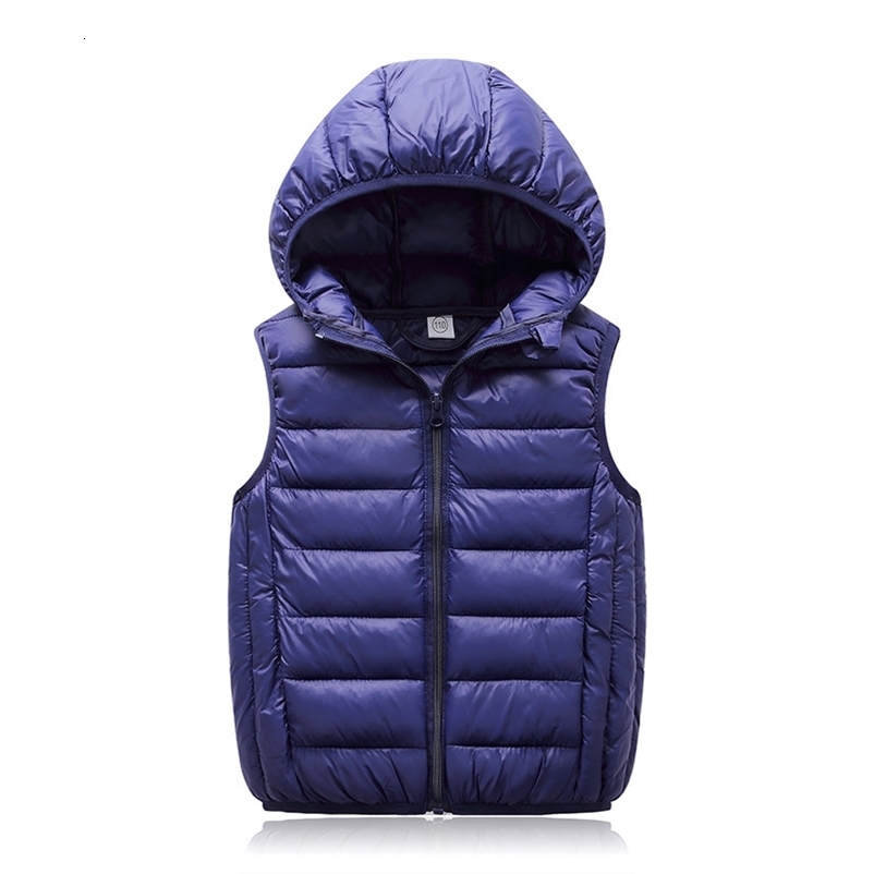 RAISE Autumn Winter Children Boy Outwear Vest 2-12 Year Kid Teenage Boy Hooded Sleeveless Jacket Toddler Kid Boy Waistcoat Parka 241230