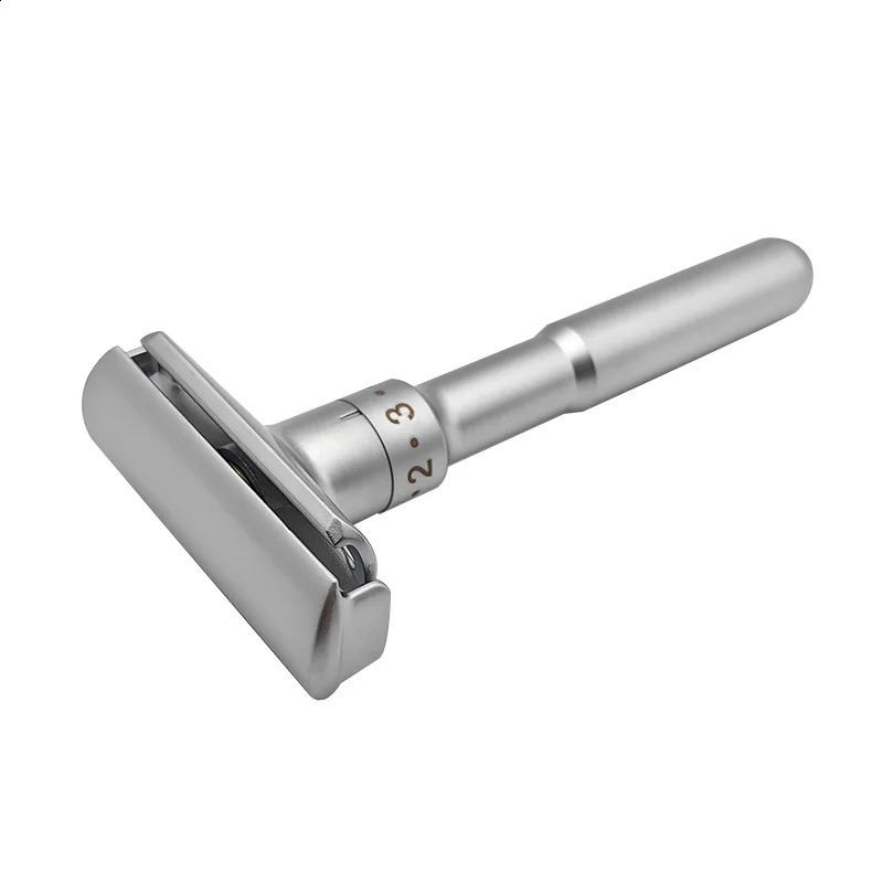1pc Portable Manual Shaver Razor Classic Double Edge Safety Razor For Men Shaving Women Hair Removal With 5pcs Shaving Blades 241230