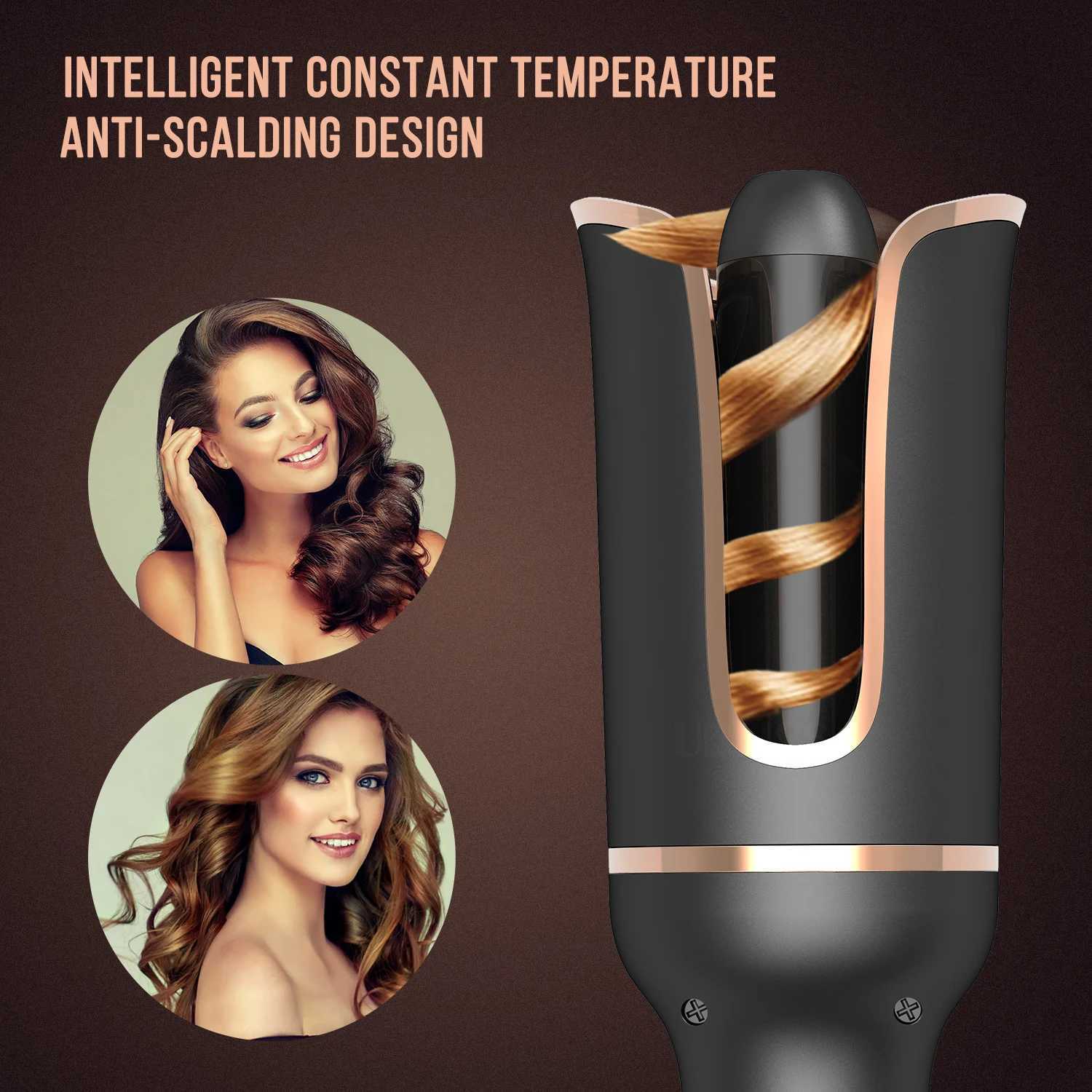 Automatic Curler Automatic Curler Iron Air Rotating Rod Stylist Ceramic Rotating Curler W241231