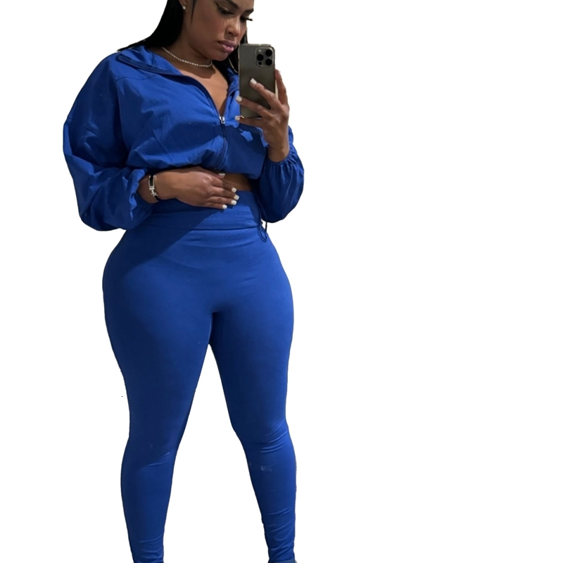 Womens Tracksuits Two Pieces Set Designer 2025 New Sexy Drawstring Waist Exposed Navel High Waist Tight Pants Sportwear 8 Colours