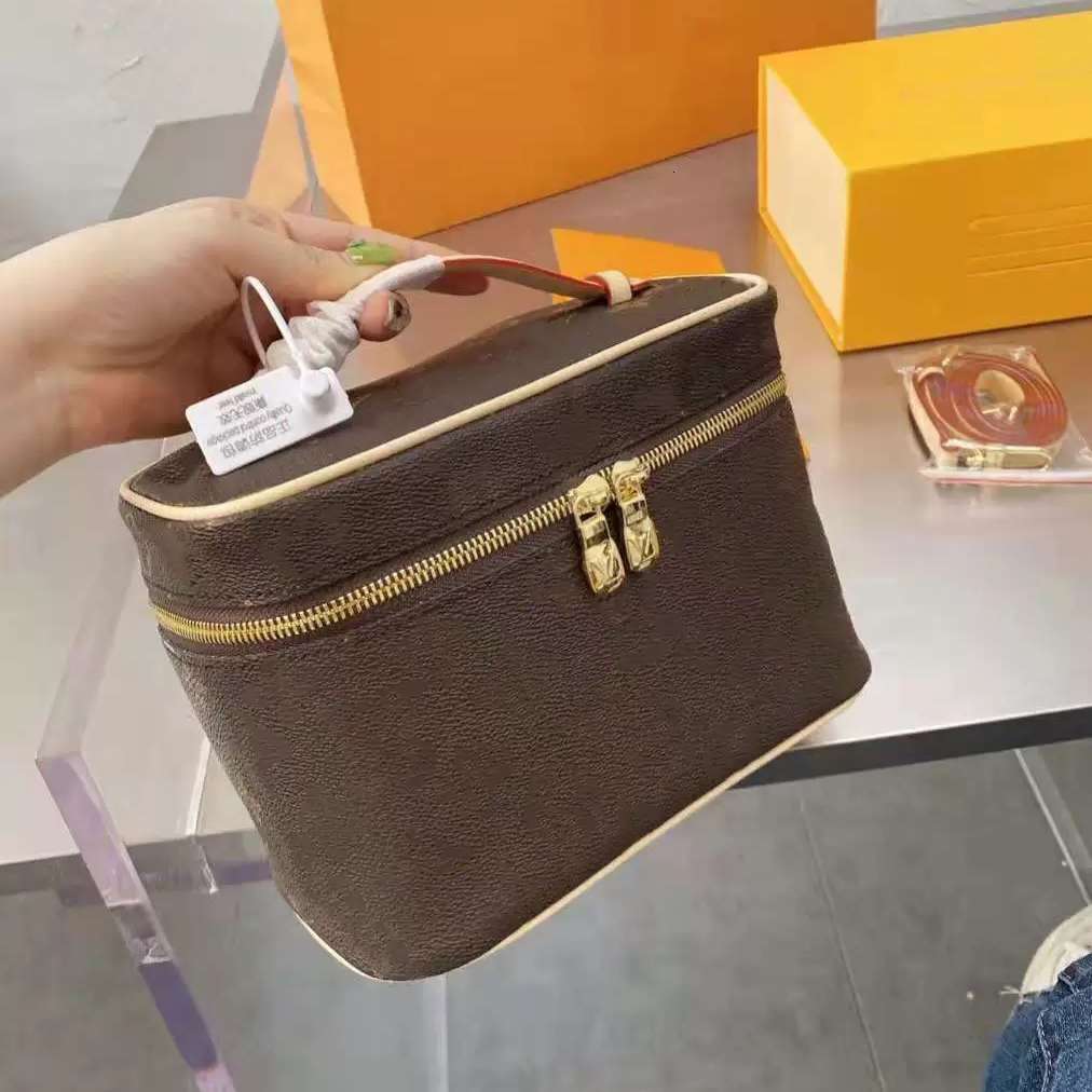 toiletry cosmetic bags designer makeup bag Tote Crossbody Bag lady Shoulder Handbag women travel cases Girls classic pouch wash vanity Mini Purse Beauty Case