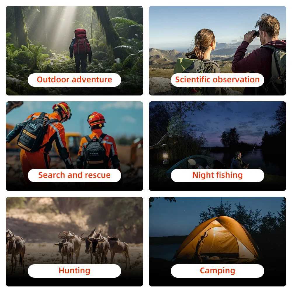 New Arrival Night vision thermal rifle with 3-level infrared and cross axis 4X zoom high-definition video camera used for hunting T241231