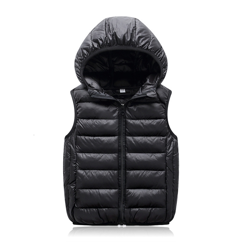 RAISE Autumn Winter Children Boy Outwear Vest 2-12 Year Kid Teenage Boy Hooded Sleeveless Jacket Toddler Kid Boy Waistcoat Parka 241230