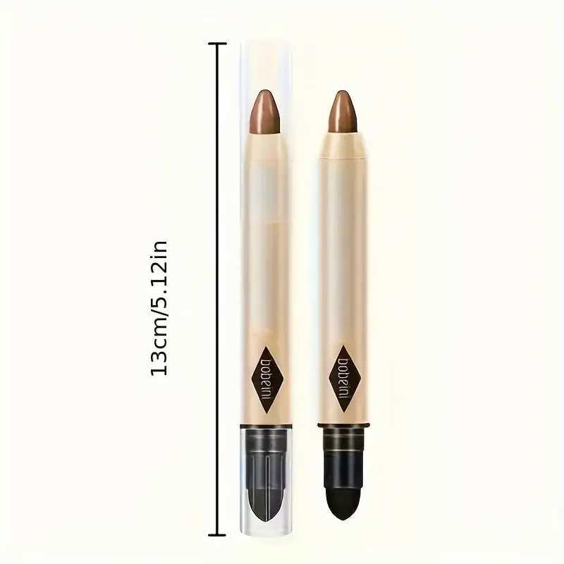 Lazy eye shadow stick double head waterproof sweat proof pearlescent matte silk pen suitable for students W241230