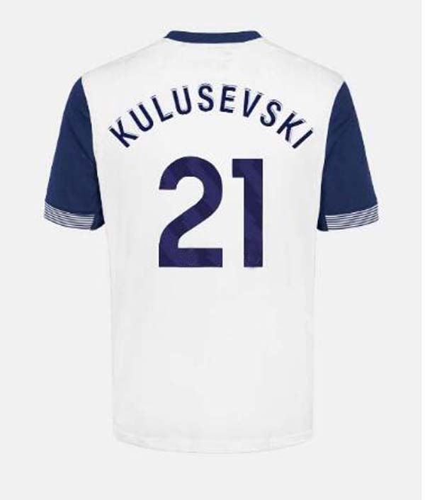24 25 26 Soccer Jerseys 2025 2026 Football shirt VAN DE VEN KULUSEVSKI MADDISON final Winners KUDUS ROMERO XAVI 1901 125th Anniversary GALLAGHER White