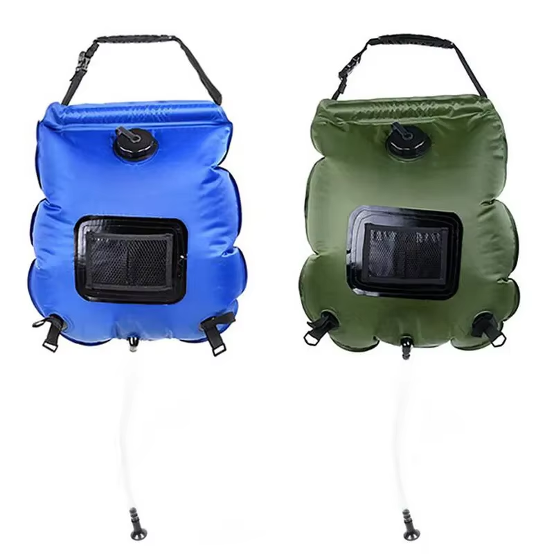 20L Solar Heated Camping Shower Bag Outdoor Hiking Utility Water Storage