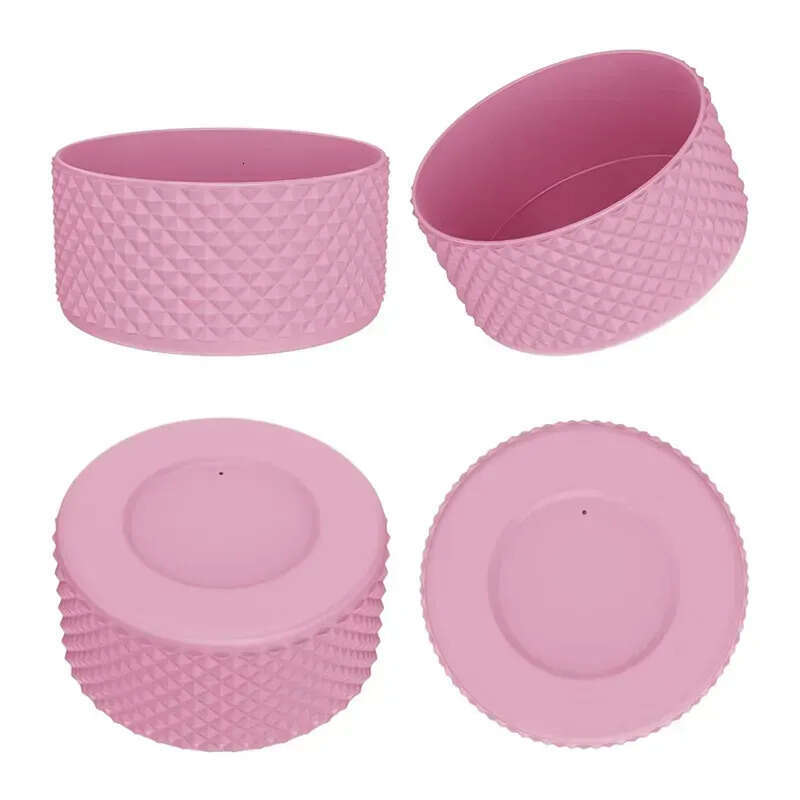 9Cm 7.5Cm Dia Silicone Boot Sleeve Cups Cover Coasters Fit 20Oz 30Oz Tumbler With Handle 32Oz 40Oz Wide Mouth Water Bottle Anti-Slip Bottom Bumpers 11