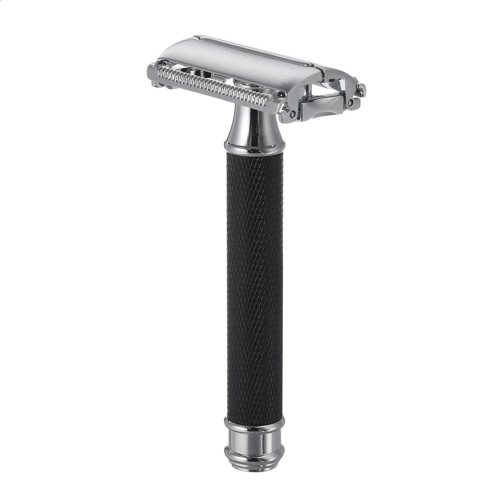 Double Edge Safety Razor Butterfly Open Mens Shaving Razor Classic Manual Shaver for Men Face Cleaning Barber Accessories 241230