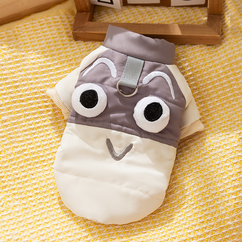 Autumn and Winter Cute Pet Cute Traction Dog Two Feet Cotton Clothes Small and Medium sized Dog Pet Clothes HS48