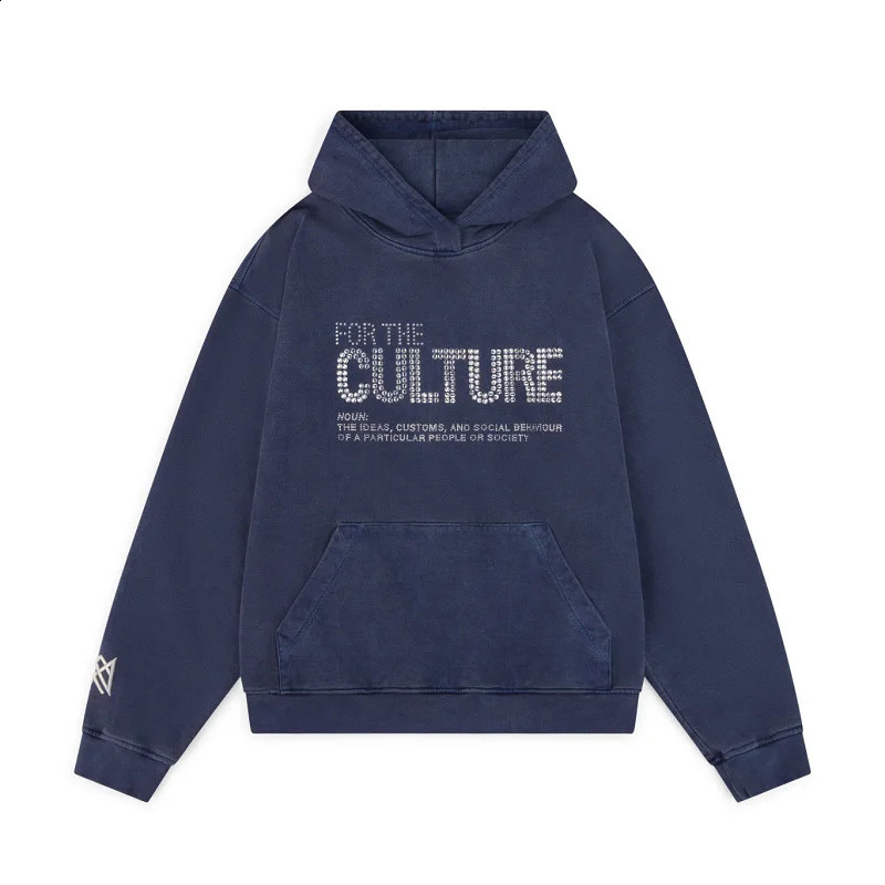 Hoodie Pullovers 2024 Spring Fashion American Big Pocket Thick Top Trend Solid High Quality Long Sleeve Sweatshirt 241230