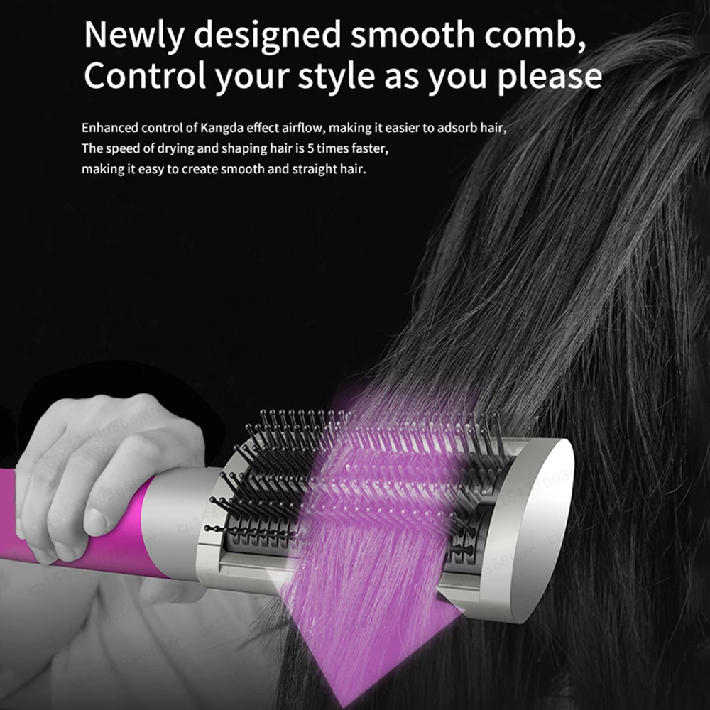 Sencicimen X9 Professional 220V Multi Curg Iron Styler Straightener Women Styg Brush Curly Hair Dryer