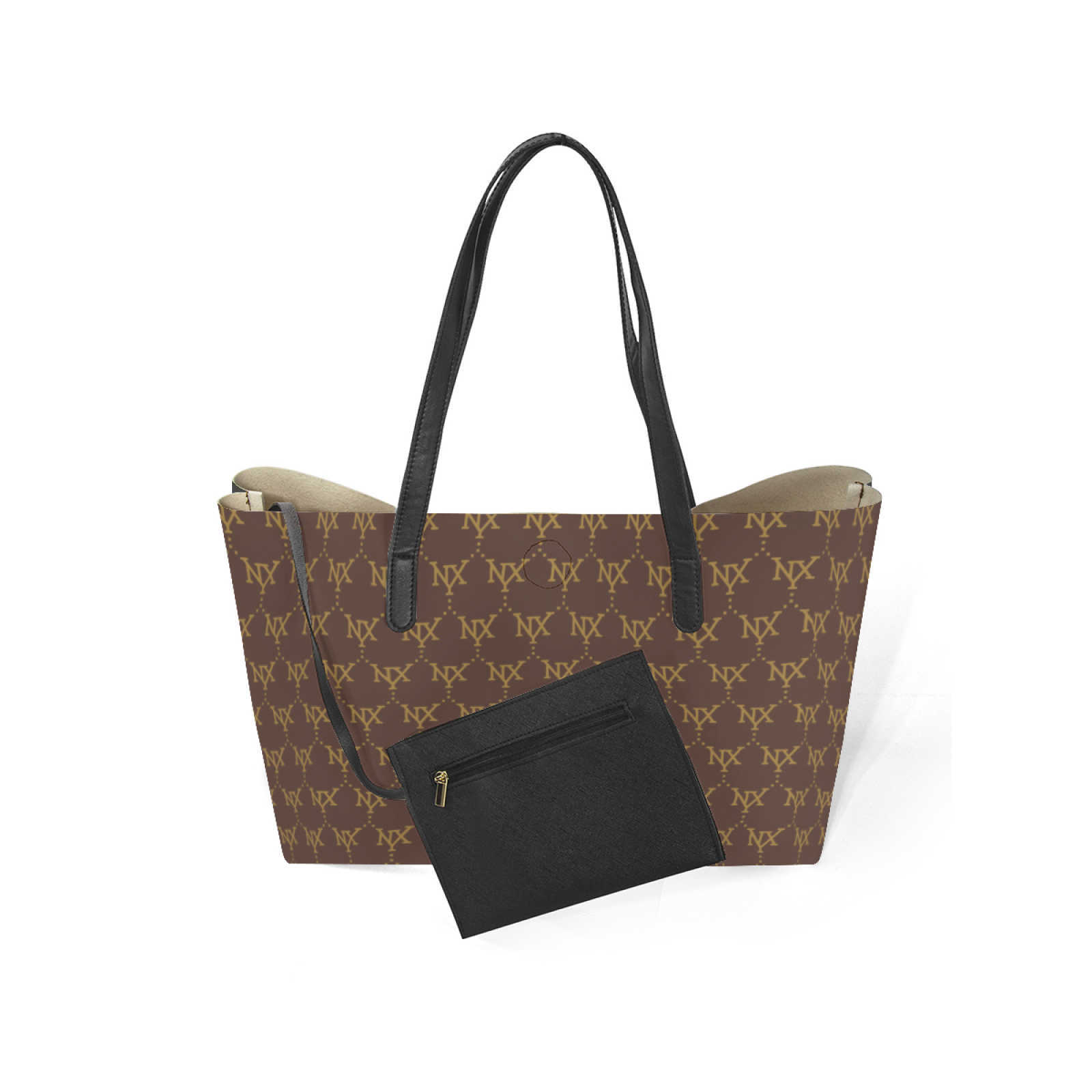 NXY Designer Bag Tote Bag Women Classic Handbag High Quality Leather Shoulder Bag Large Capacity Letter Shopping Bag With Mini Wallet