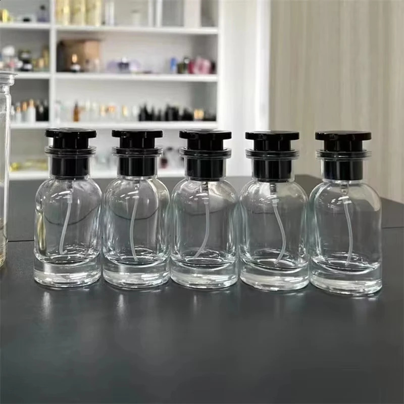 30ml Glass Empty Refillable Perfume Bottle Cylindrical Sub-bottle Travel Portable Parfum Atomizer Containers Sample Bottle 241231