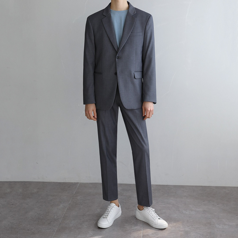 C1231Trendy British style groom loose casual formal suit jacket
