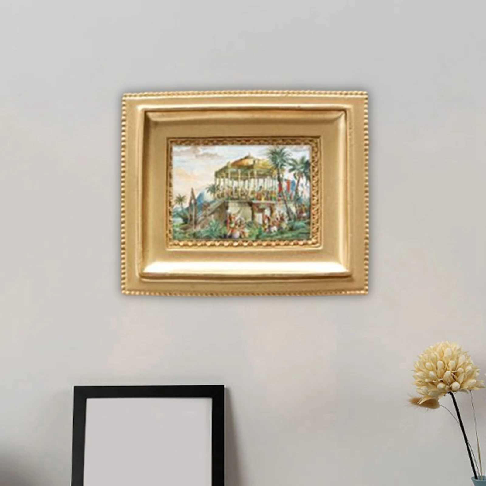 Frames Hand carved photo display desktop or wall hanging picture frames for home wedding art portraits bedroom decoration CL241231 H260306