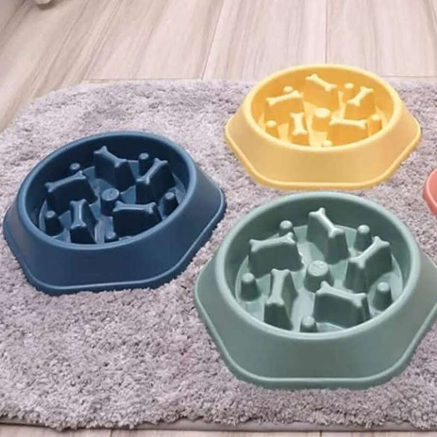 Anti Feeder Irrigation Healthy Diet Interactive Alternative Non Slip Dog Food Pet Bowl Slow