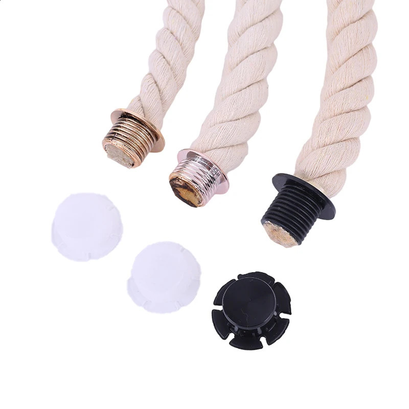 1 Pair Women Classic Mini Handbags DIY Woven Hemp Rope Short Black Natural Handle For O Bag Accesories 241226