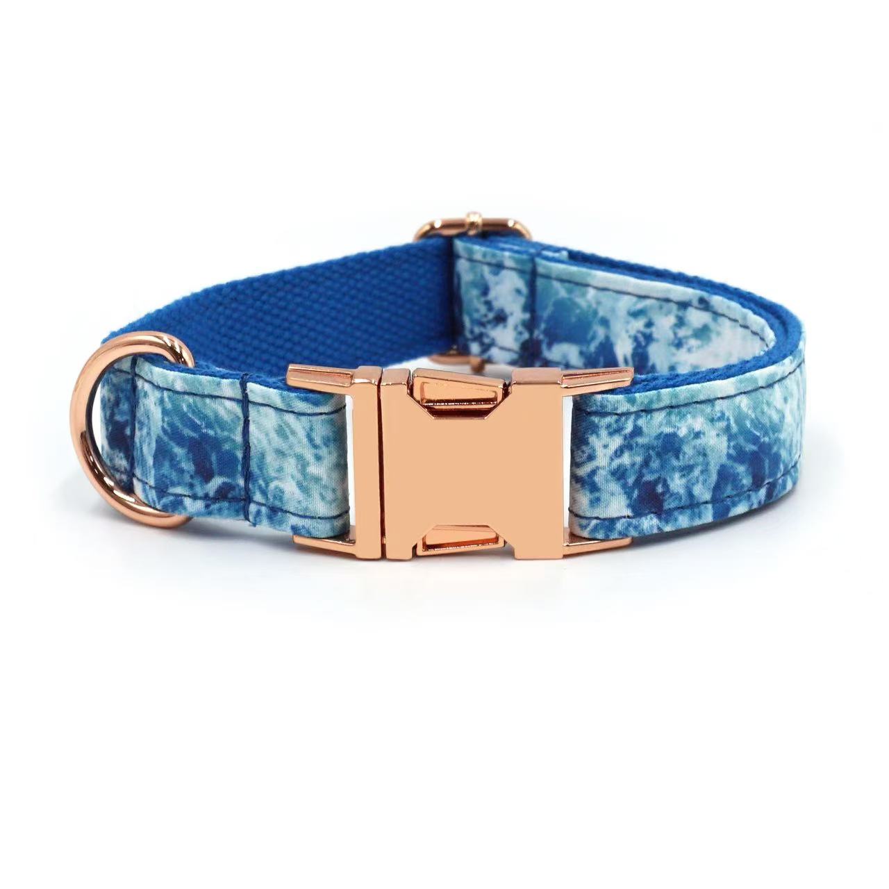 Dog Collars Dog Collars Leash Set ic Presbya Letters Pattern Print Leashes PU Leather Fashion Casual Adjustable Dogs Cats Neck Strap Cute Pet Collar P
