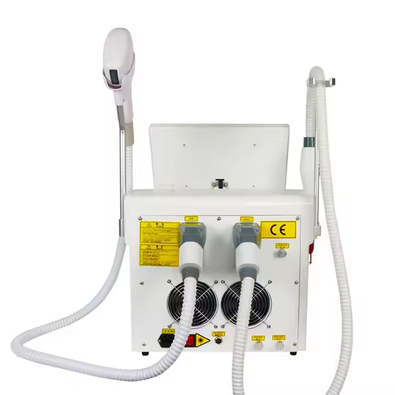 Laser Laser 2 In1 Picoslaser+Diode Ice Platinum Hair Removal Nd Yag Q Switched Tattoo Removal 3 Waves Black Face Doll Eq