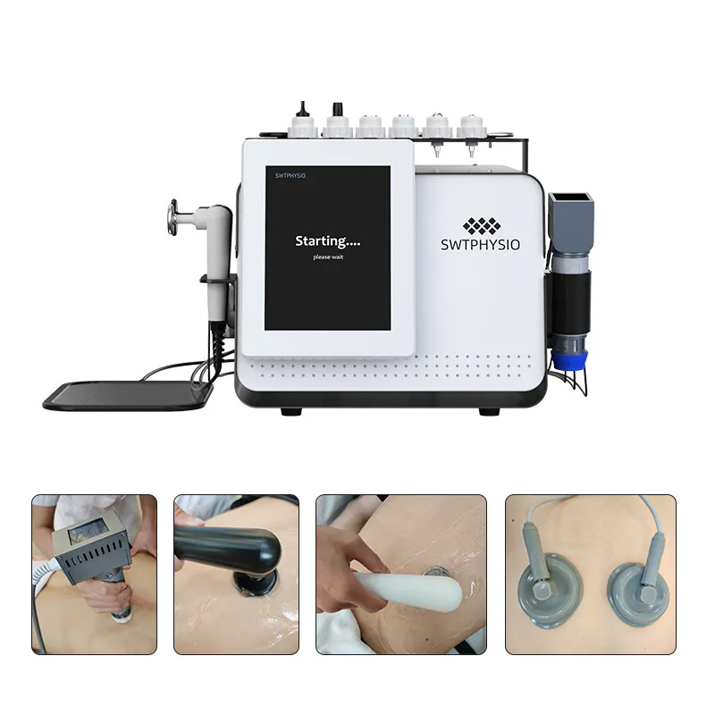 Shockwave Physical Therapy Equipment Rehabilitation Equipment Physical Tecar Cet Ret RF Ems Shock Wave Therapy Machine Good Price