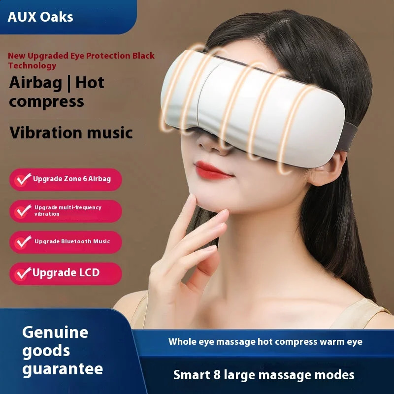 Oaks Eye Massager Heated Eye Protector Eye Mask Compress Stay Up Late Eye Fatigue Massager Birthday Gift 241231