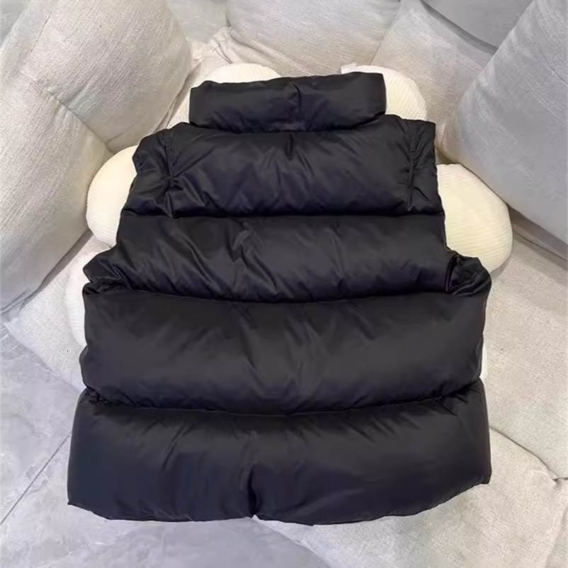 Boys Girls Warm Down Vest Jackets Autumn Big Kids Thin Waistcoat Children Winter Clothes Teen Solid Outer Coats 3-10 Years 241230