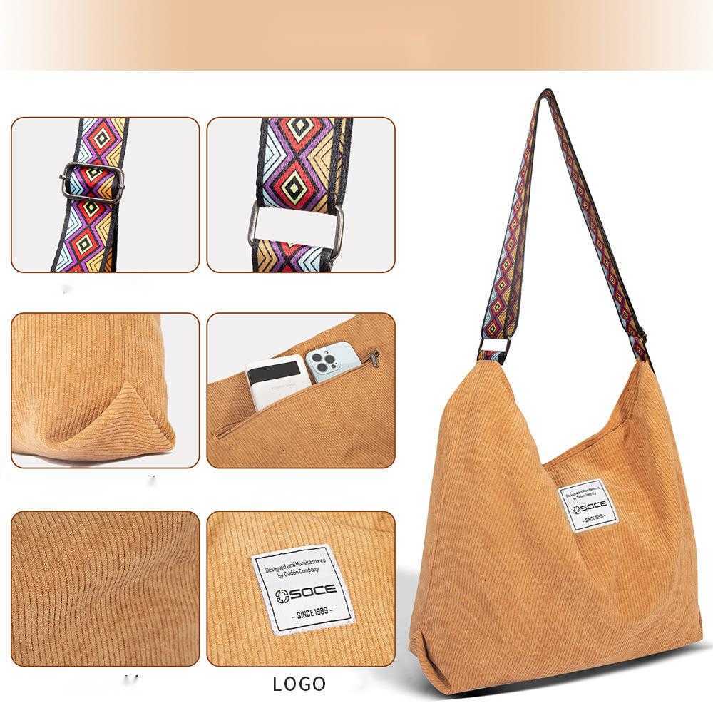 Tote Bag Men's Commuting, Simple and Fashionable Shoulder Bag, Versatile, Durable, Leisure, Large Capacity Travel Bag 241215