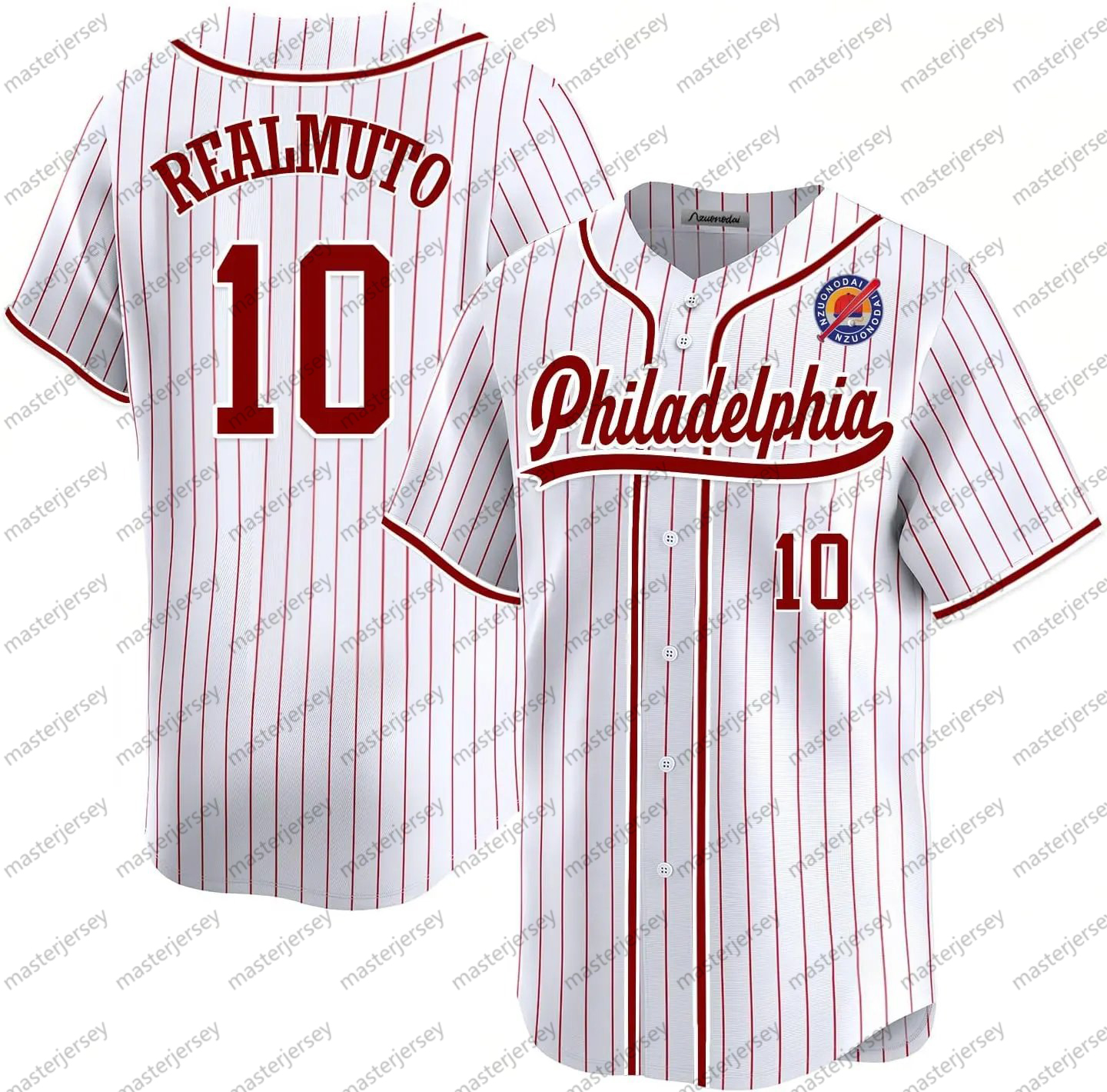 STOTT Baseball Jerseys REALMUTO CASTELLANOS SCHWARBER TURNER HARPER Custom Men/Women/Youth Jersey Sweatshirt - Embroidered Loose Fit