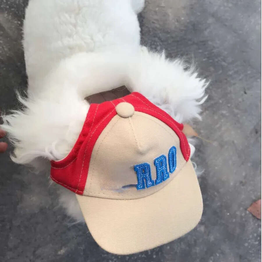 New Pet Small Dog Casual Sun Hat Dogs Baseball Cap Canvas Breathable Peaked Caps Foreign Trade Wholesale S