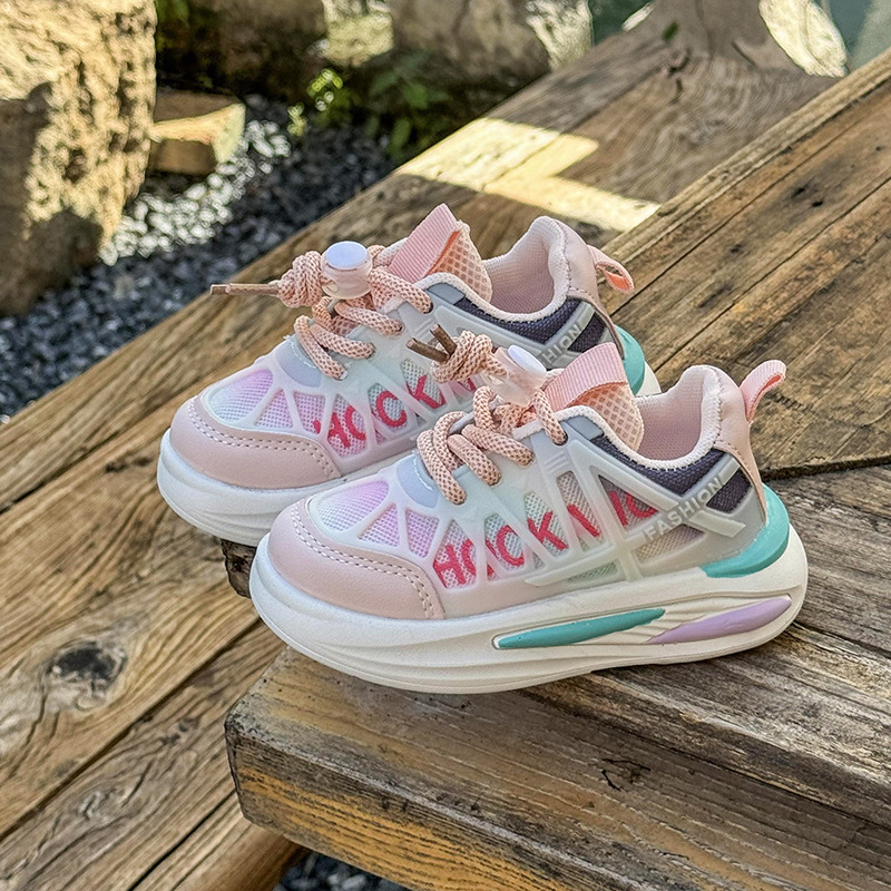 Boys and Girls Fashion Sneakers 2024 Autumn New Soft Bottom Children's Sport Shoes Toddler Walking Shoes Kids Outdoor Footwears Sizes US5c-US12.5