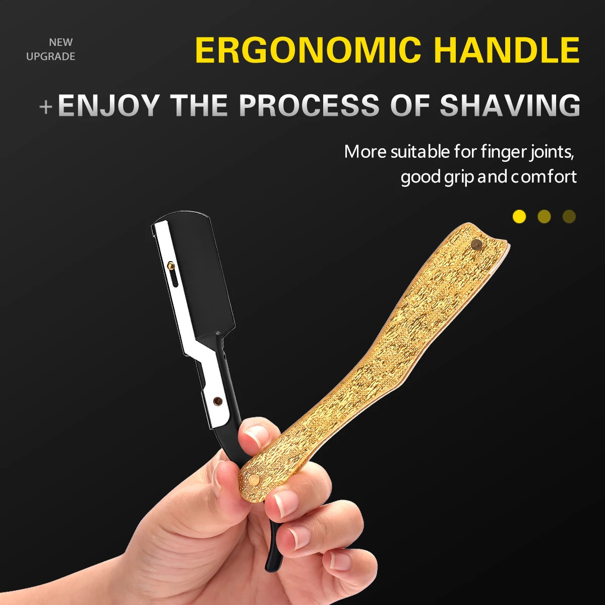 Shaving Straight Razor Classic Manual Barber Razors Folding Knife Men Stainless Steel Hairdresser Tool 241230