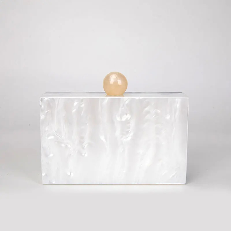 Handbag Acrylic Clutch Purse Cosmetic Evening Bag Party Prom Mini Wallet Patchwork Shoulder Crossbody Bags 241231