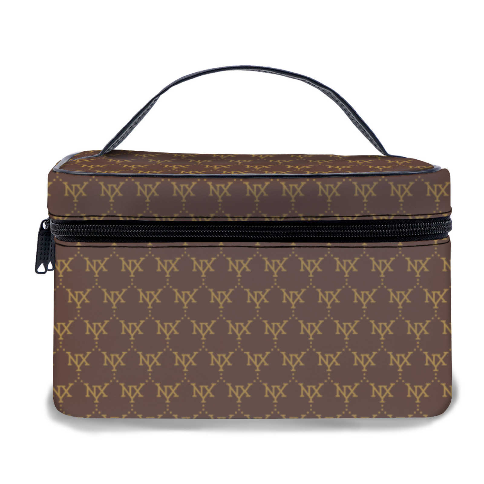 NXY Makeup Designer Bag For Womens Luxury Handbag Leather Make Up Toiletry Clutch Bags Cases Cross Body Shoulder Totes Cosmetic Wash Bags