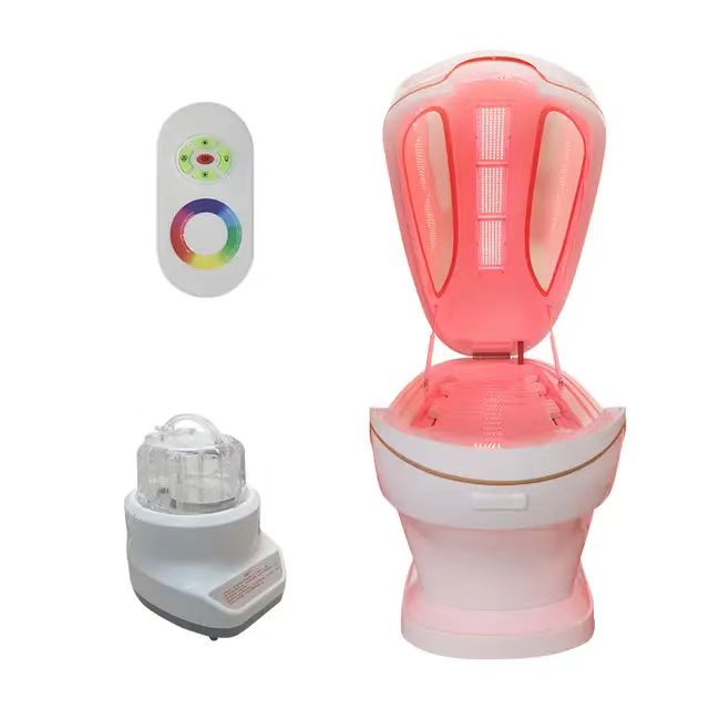 New saun infrared slimming spa pod 7color whitening far infrared light therapy bed skin rejuvenation ozone sauna spa capsule whitening ozone spa capsu