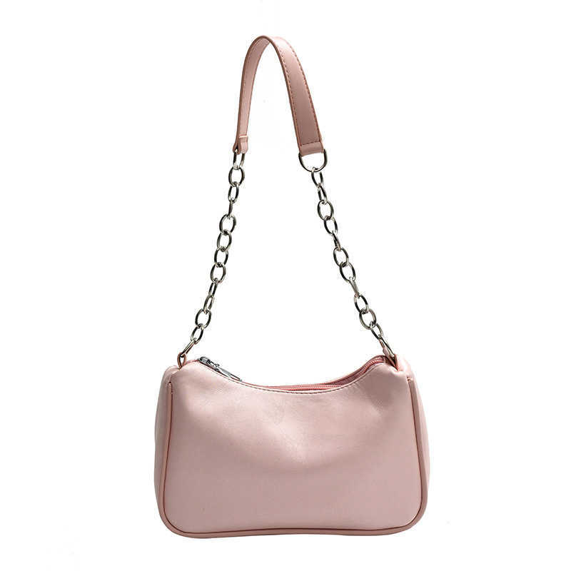 Solid color popular 2024 summer new fashionable casual shoulder stylish trendy commuting hand-held underarm small square bag