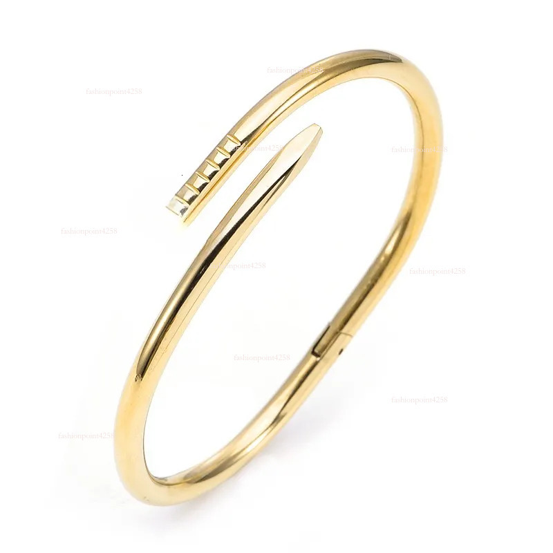 Stainless Women Bangle Jewelery Charms Lovely Gold Men Steel Classic Casual Hiphop Punk Unisex Dia Bracelet Braclet Designer Jewelry a8a1f 80141a