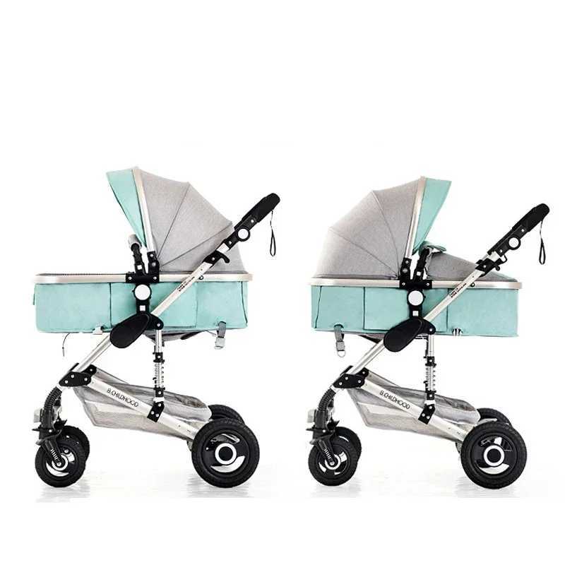 baby stroller 3in1 Luxury High Landscape baby pram portable baby pushchair multifunctional Newborn Carriage double facedXJ241231