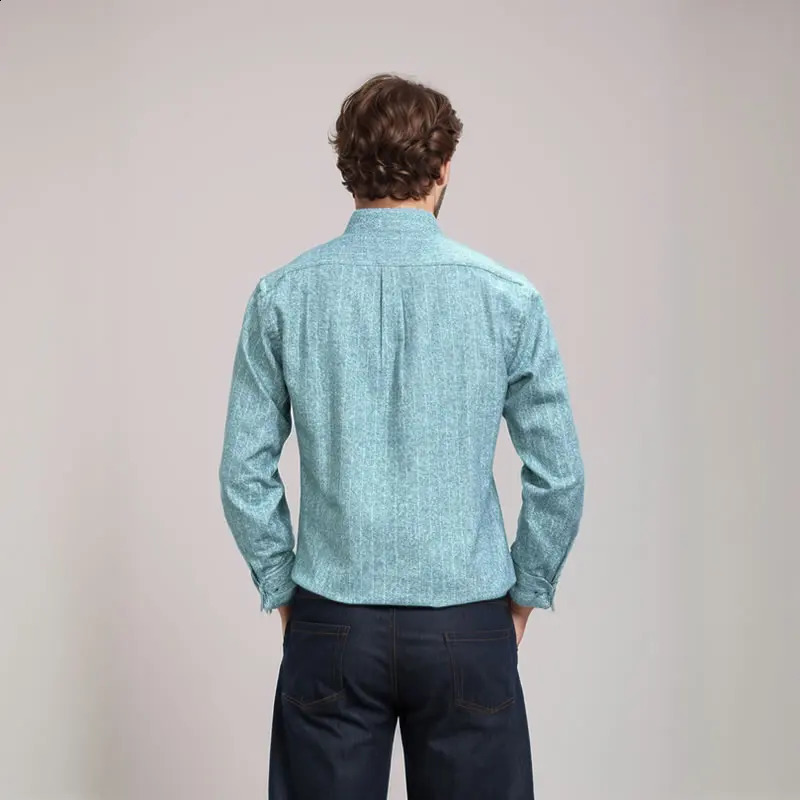 100% Cotton Mens Shirt Long Sleeve Flannel Classic Versatile Soft Breathable Casual Fashion Business Mens Social Shirt S-7XL 241228