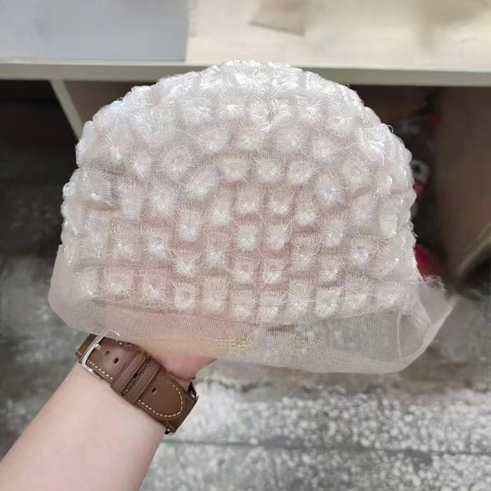Braided Wig Cap for Crochet Braids Full Double Lace Braided Wig With Baby Hair Suitable for Making Crochet Wigs with Bangs 241230