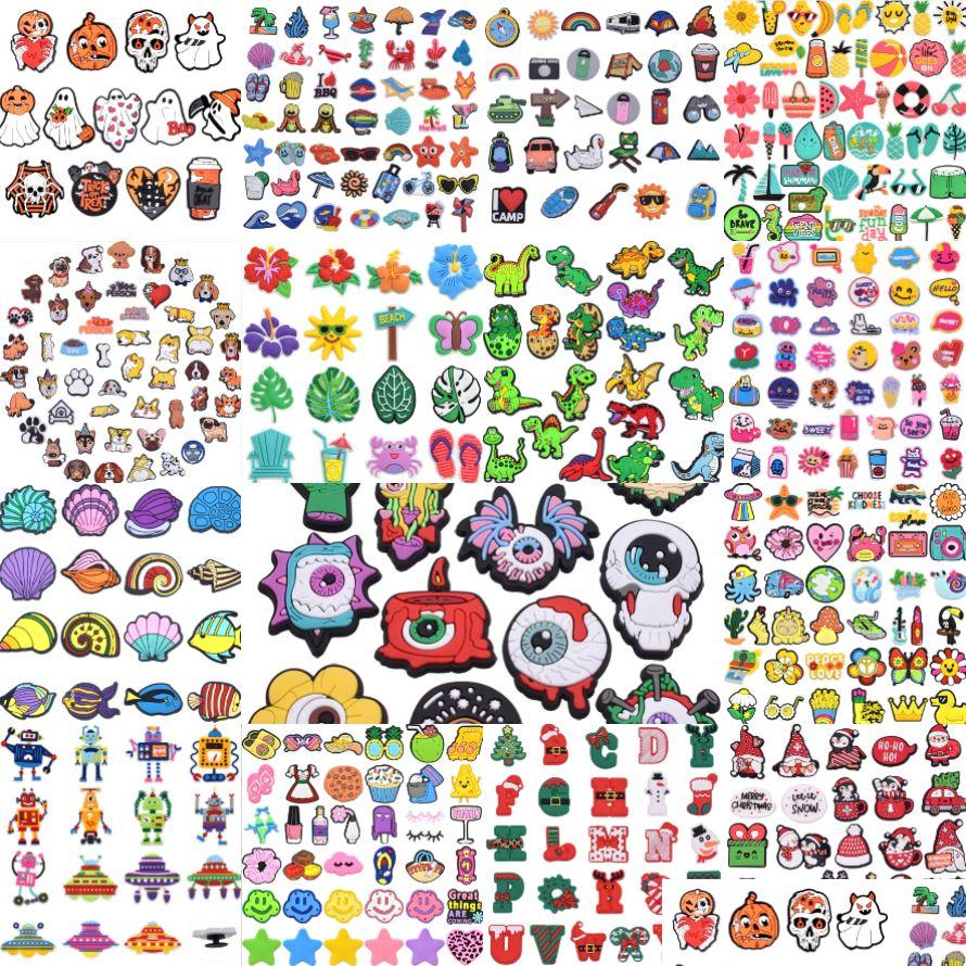 Accessories 100 Random Pvc Charms For Personalizing Shoes Bracelets Wristbands And Mor Drop Delivery Baby Kids Maternity Products Bab Otm6G