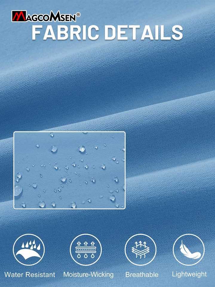 MAGCOMSEN 30 /32/34 stretch golf pants mens classic slim fit lightweight dress pants waterproof quick drying work pants with 5 pockets W241231