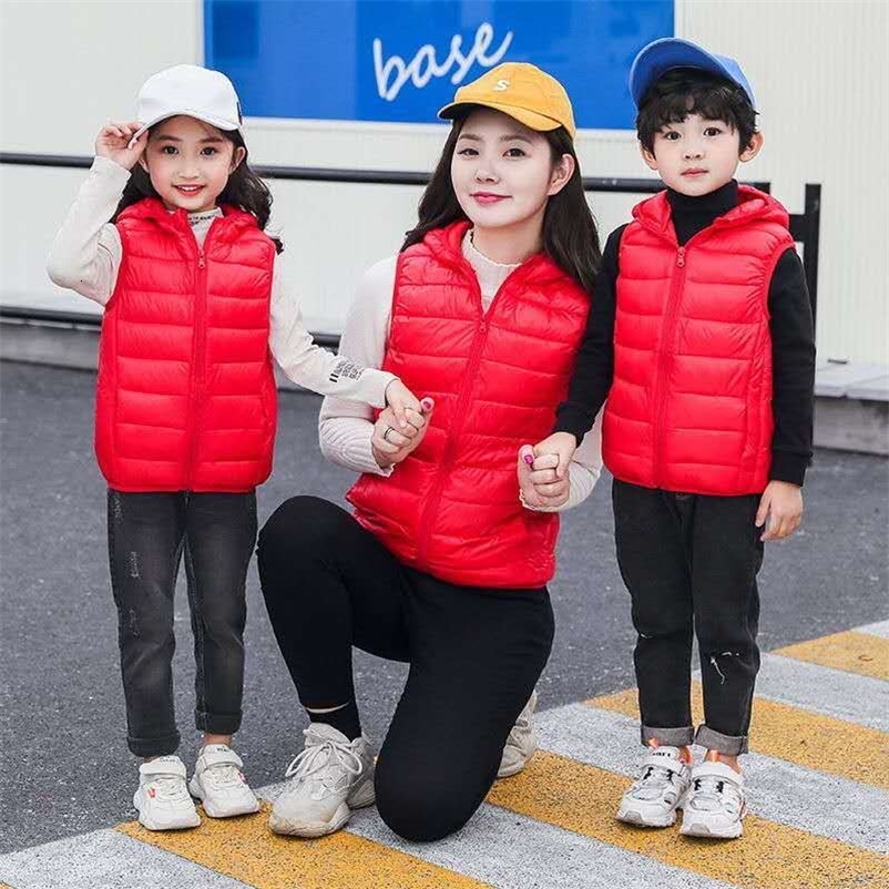 RAISE Autumn Winter Children Boy Outwear Vest 2-12 Year Kid Teenage Boy Hooded Sleeveless Jacket Toddler Kid Boy Waistcoat Parka 241230