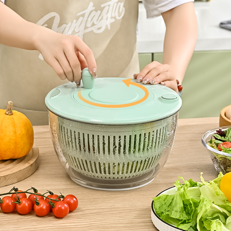 5L Multi-functional Salad Spinner & Grater | 8-in-1 Kitchen Tool with Slicer, Juicer, and Egg Separator
