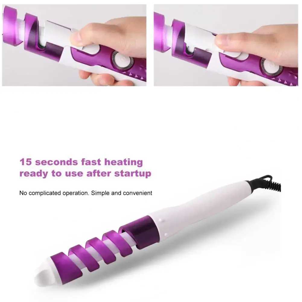 Automatic Spiral Curler Color Curling Product Functional Curling Iron for Home Hairstyling Equipment W241231