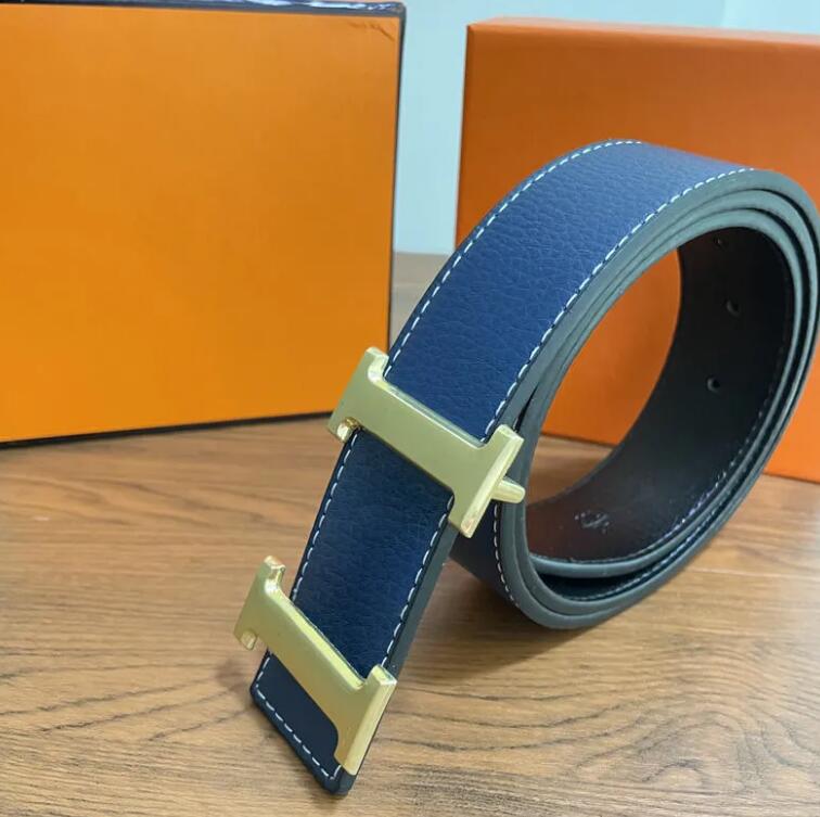 Men Women Solid Belt Womens Genuine Leather Black And White Color Bronze big buckle Designers Cowhide Belts For Mens Luxurys 14color