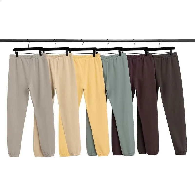 Top Quality Season 9 Mens Casual Pants Two Rows Silicone Letter Pencil n Cotton Loose Sweatpants 241230