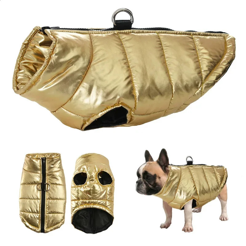 Waterproof Puppy Pet Dog Vest Jacket Winter Warm Dog Clothes Coat For Small Medium Large Dogs Chihuahua French Bulldog Clothing 241230